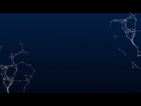 Connected dots - Networking background video Stock