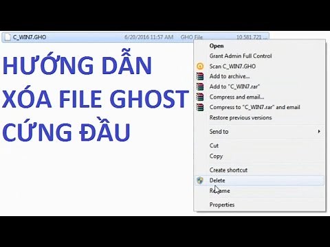 Hướng dẫn xóa file ghost