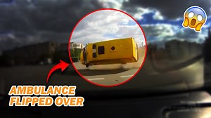 Car Flips Over in Unexpected Incident