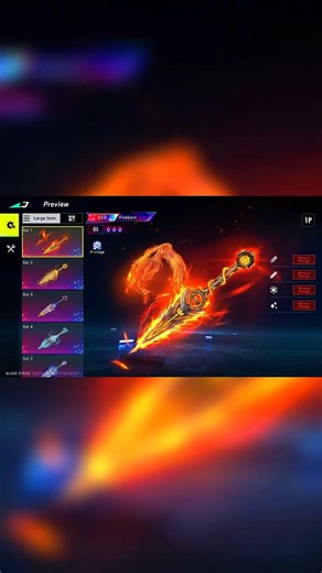 New Skin Evo Kunai Fireborn☠️🔥#bloodstrike #bloodstrikemobile #bloodstrikeclips #gaming #shorts #fyp