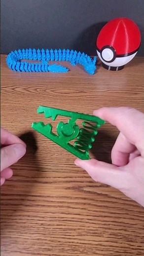 3D Printed Clamp with Spring - Single Print #Shorts