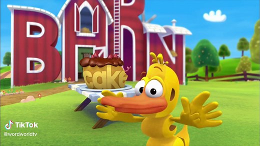 WordWorld Cake with Tail