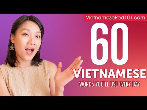 60 Vietnamese Words You'll Use Every Day - Basic Vocabulary #46