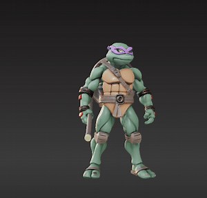 Inventive Poseable Flexi Toy – One-Piece Print with Tech Details