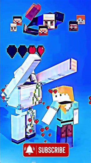 Golem powered by glowing redstone! 🔴 #RedstonePower #GlowingGolem