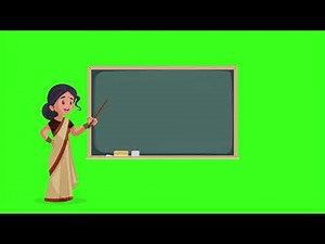 Cartoon Teacher Animation For Explainer Video Green Screen #fxgreenscreen