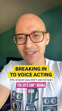 How To Break In To Voice Acting: The Answer You Aren’t Prepared For