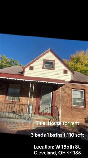 House for Rent in Cleveland with Updated Features