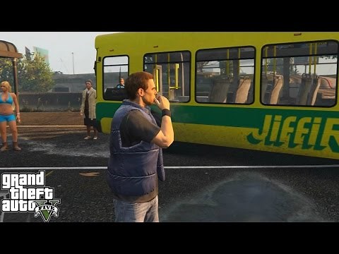 CITY BUS DRIVER GTA 5-FIRST DAY BEING A BUS DRIVER #1