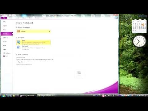 How to Sync Onenote with Skydrive