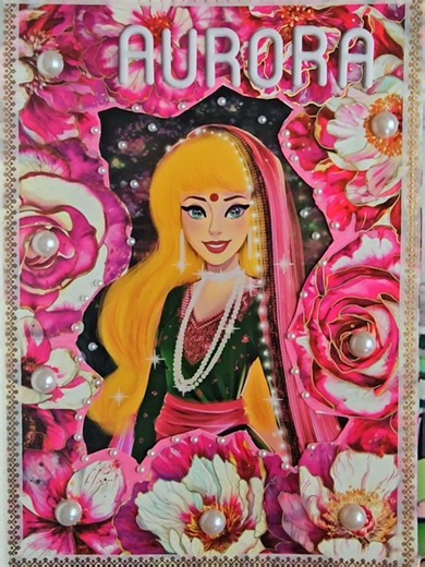 Part 10 | Alternate universes| Princess Aurora as an South Asian Bride 🩷 #asmr #asmrsounds #asmrvideo #fypasmr #journaling