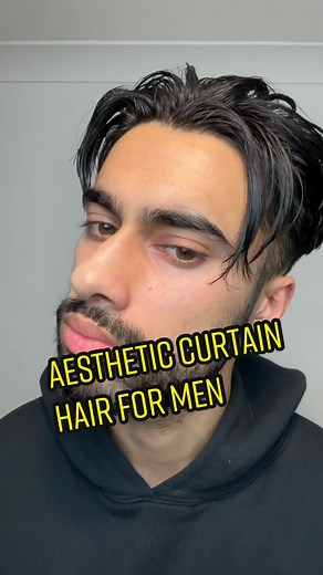 Aesthetic Curtain Hair with Sea Salt Spray | Men’s Hairstyle Tutorial