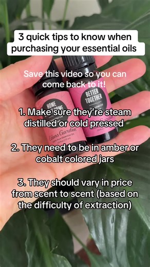 3 quick ways to tell if an essential oil is most likely going to be high quality! If it doesn’t have one of these things, it most likely is NOT the best option for essential oils. Hope this helps! #nontoxic