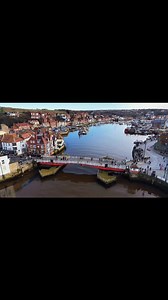 Swing Bridge Whitby #whitby #swing #bridge #northyorkshire #fypシ #fyp | Drone Views