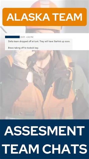#West Coast Storm Assessment Team Update: Today’s mission centers on coordinated field operations across the Yukon–Kuskokwim Delta, with Bethel as the primary base. Ten two-person teams are in the field conducting community assessments, drone mapping, and data collection in priority locations. Sincere appreciation is extended to the Kipnuk Village Safety Officer, AVCP, the State Emergency Operations Center, and community partners for their collaboration and support. We are honored to assist and 