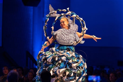 ‘Welcome to Phenomonie!’: Students embody extraordinary ideas in Fashion Without Fabric runway show