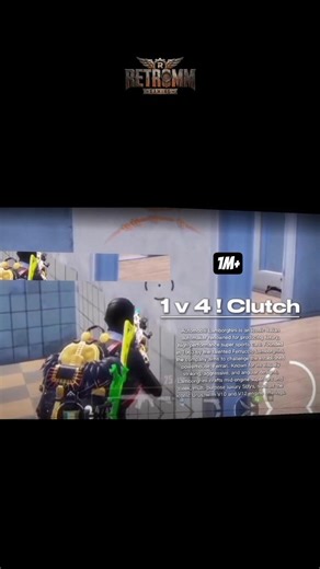1 v 4 Clutch 😱 #pubg #indonesia #1v4clutch