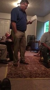 8K views · 50 reactions | Elder Jerry Kidd singing " Four days Late" in the home of Angela Johnson | Antioch Old Regular Baptist Church, Inc. | Facebook