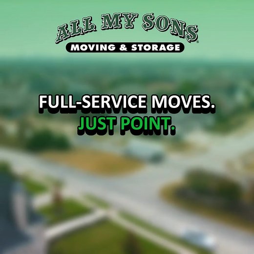 You point, we pack. Don't lift a finger – seriously. All My Sons Moving and Storage offers full-service moves where you just point to what goes where. We handle all the packing, lifting, and loading while you relax. Full-service moves made simple. Just point and we'll take care of everything. | All My Sons Moving & Storage