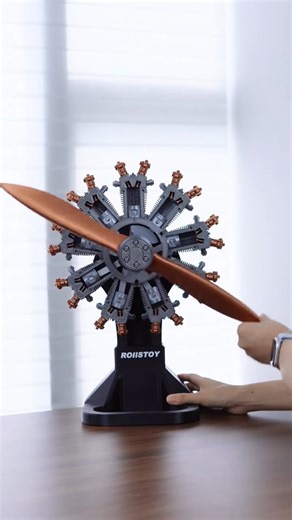 𝗧𝗲𝗰𝗵𝗻𝗼𝗹𝗼𝗴𝘆 | 𝗜𝗻𝗻𝗼𝘃𝗮𝘁𝗶𝗼𝗻| 𝗚𝗮𝗱𝗴𝗲𝘁𝘀 on Instagram: "This is Radial Engine Model #coolgadgets #technology"