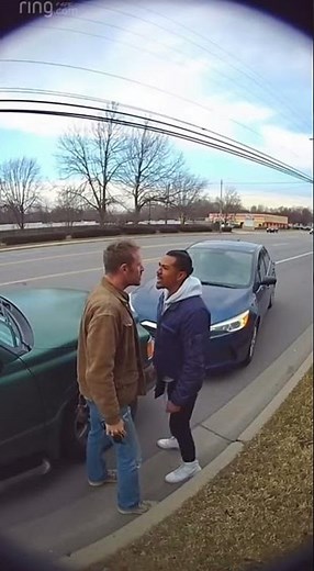 Pickup Truck Blocks Sedan - Fight Erupts! 😡