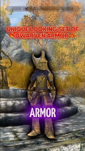 UNIQUE LOOKING!! set of DWARVEN Light armor Skyrim Anniversary