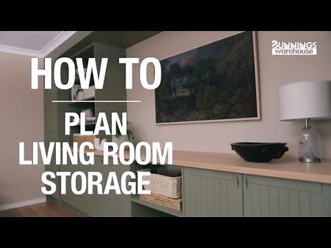 How to Design Living Room Storage Cabinets - Bunnings Warehouse
