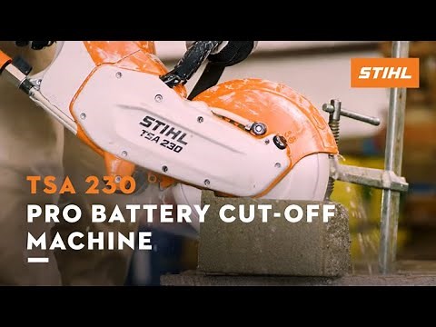 TSA 230 STIHL Cutquik® Cut-off Machine Cutting Pavers | STIHL