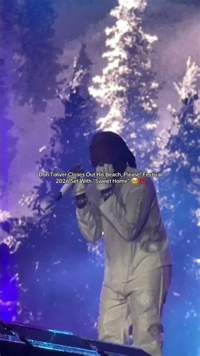 Don Toliver closes out his Beach, Please! set with "Sweet Home"