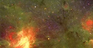 A 3D Flythrough of the Milky Way Created with Over 400K Telescope Photos