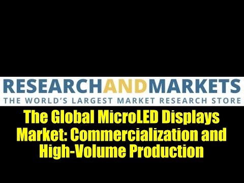 The Global MicroLED Displays Market: Commercialization and High-Volume Production