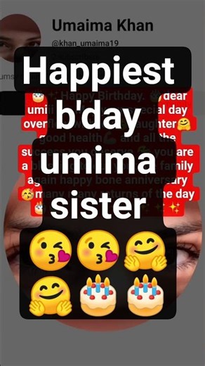 happy b'day umiiii 🎂❣️✨🥳😍😘