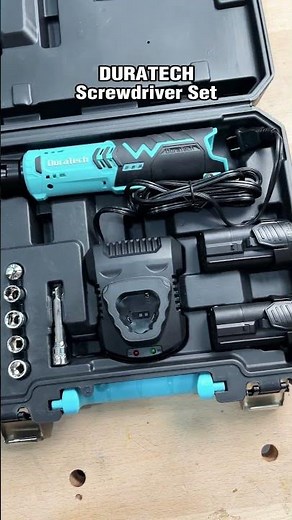 #DuraTech Cordless Electric Ratchet Wrench Set#powertool#duratechtool
