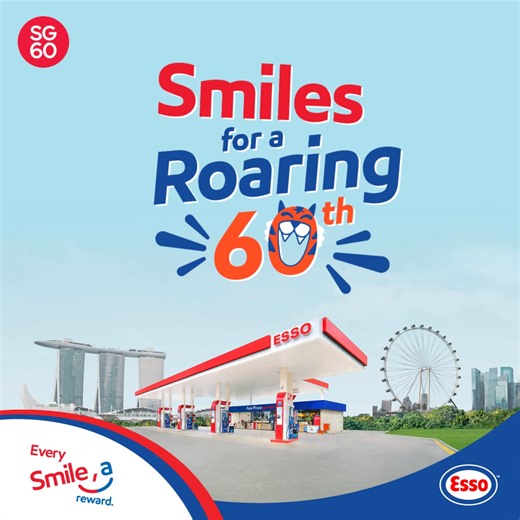 171 reactions | It's time to celebrate SG60 with a ROAR. Get your Esso Tiger Tissue Tube, featuring 3 adorable tigers, with a minimum gross spend of $60 on Esso Synergy™ fuels, while stocks last. Hurry, bring yours home today! #EssoSG #EverySmileareward | Esso Singapore | Facebook