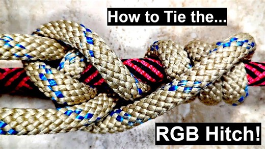 RBG friction hitch for arborists and tree climbers explained