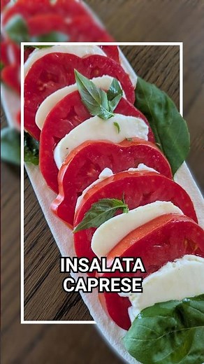 The only way to make a real Caprese #authentic #salad #foodie