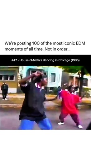 EDM Music on Instagram: "A raw snapshot of house dance culture at its source. This clip shows the House-O-Matics lighting up the floor in Chicago in 1995, blending jacking, fast footwork, and pure freestyle energy in a way that helped define how house music was physically expressed. Long before social media or festival stages, crews like this carried the culture through clubs and community spaces, influencing generations of dancers and shaping the global house movement we know today. #edm #edmmu