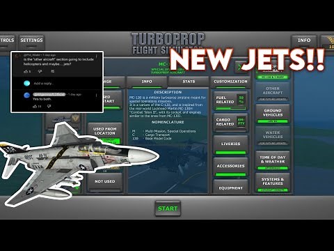 *NEW JETS* NEW TFS 1.30.4 UPDATE!!??!?! 😳 | TURBOPROP FLIGHT SIMULATOR