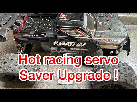Arrma Kraton Exb servo saver upgrade hot racing AON48A02 installation