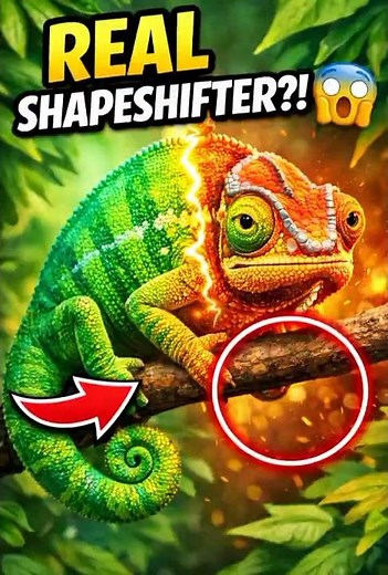 Chameleons Are REAL Shape-Shifters 😱 | Nature’s Ultimate Color-Changing Lizard