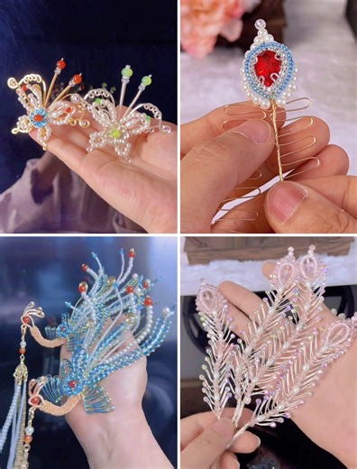 Cute DIY Jewellery Making a HairPin using Wire 😍 | Simple Crafts