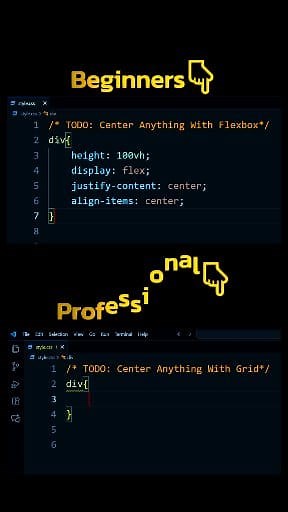 6.5K views · 135 reactions | Center Anything Content With CSS Property | #short #shortsreels #facebookreel #facebookshorts #facebookvideo #flexbox #coding #shortsvideos #csstricks #development #css #developer #programming #CSSTips #reel2025 | Coding Cloud | Facebook