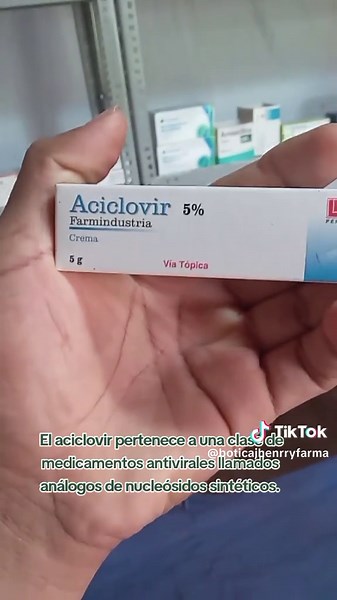 BOTICA JHENRRY FARMA (@boticajhenrryfarma) - Uso de Aciclovir Crema 5% para el Herpes Labial