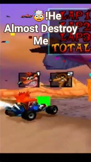 Beating Pinstripe in CTR was INSANE! 🏎️🔥