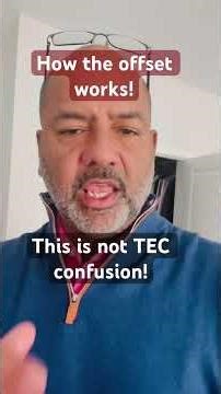 How’s the offset works! Not TEC confusion