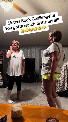 Sock Challenge sister addition!!! Watch til the end Aunt Deb quits!! #sockchallenge #sisters #sistergoals #foreveryoung #funnyvideos #funnyvideo #hilarious #lifealert