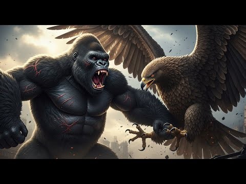 Kaiju Combat: EPIC BATTLE: King Kong vs Eagle - Full Fight!