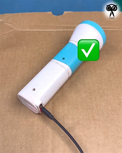 Easy way to replace old torch light battery | Creative Own