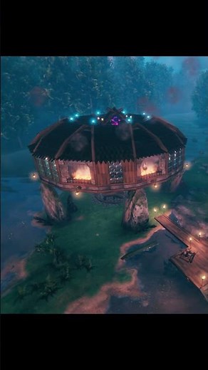 Valheim - Stone Circle Home by the water