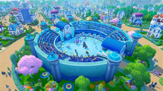 Build a city in a Pokémon-style world filled with collectible creatures